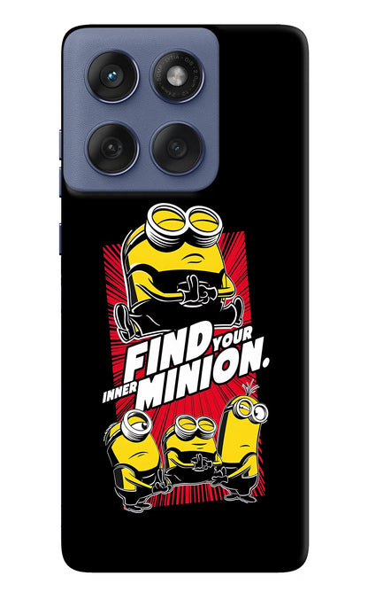 Find your inner Minion Moto Edge 60 Fusion Back Cover