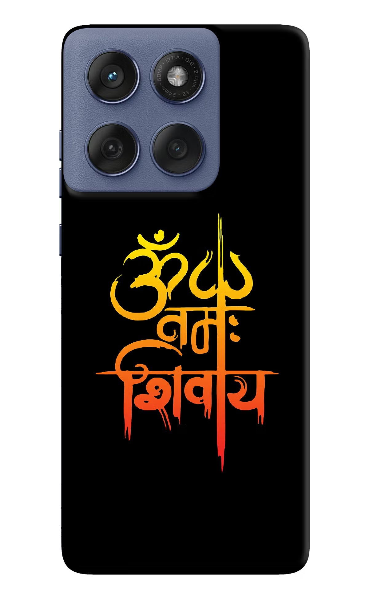 Om Namah Shivay Moto Edge 60 Fusion Back Cover