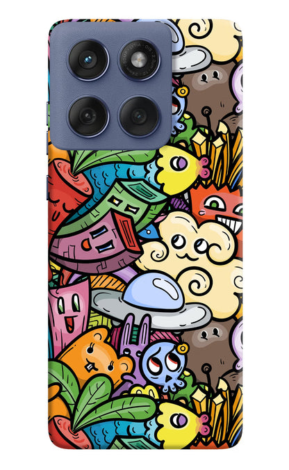 Veggie Doodle Moto Edge 60 Fusion Back Cover