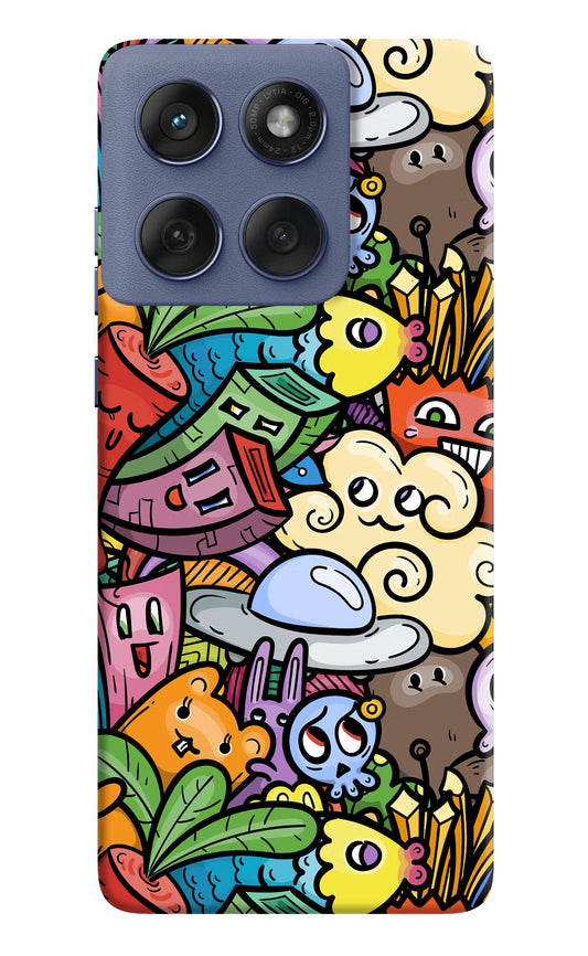 Veggie Doodle Moto Edge 60 Fusion Back Cover