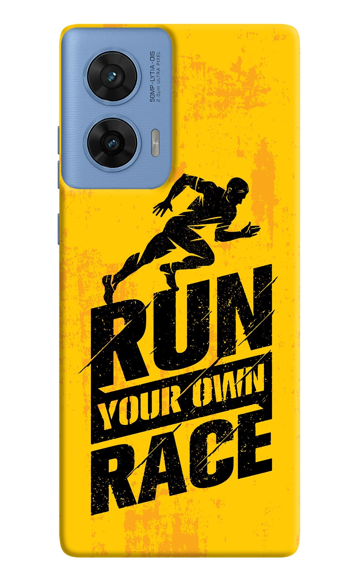 Run Your Own Race Moto Edge 60 Fusion Back Cover