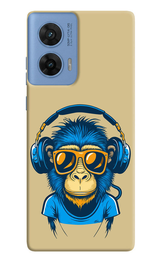 Monkey Headphone Moto Edge 60 Fusion Back Cover