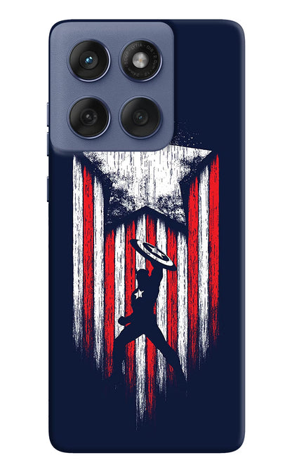 Captain America Marvel Art Moto Edge 60 Fusion Back Cover