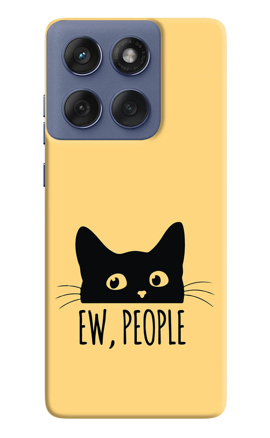 Ew People Catitude Moto Edge 60 Fusion Back Cover
