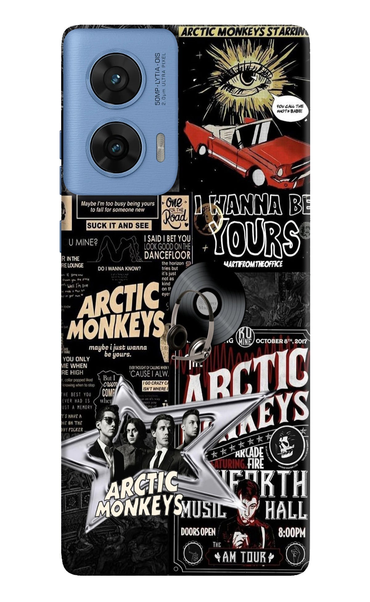 Arctic Monkeys Moto Edge 60 Fusion Back Cover