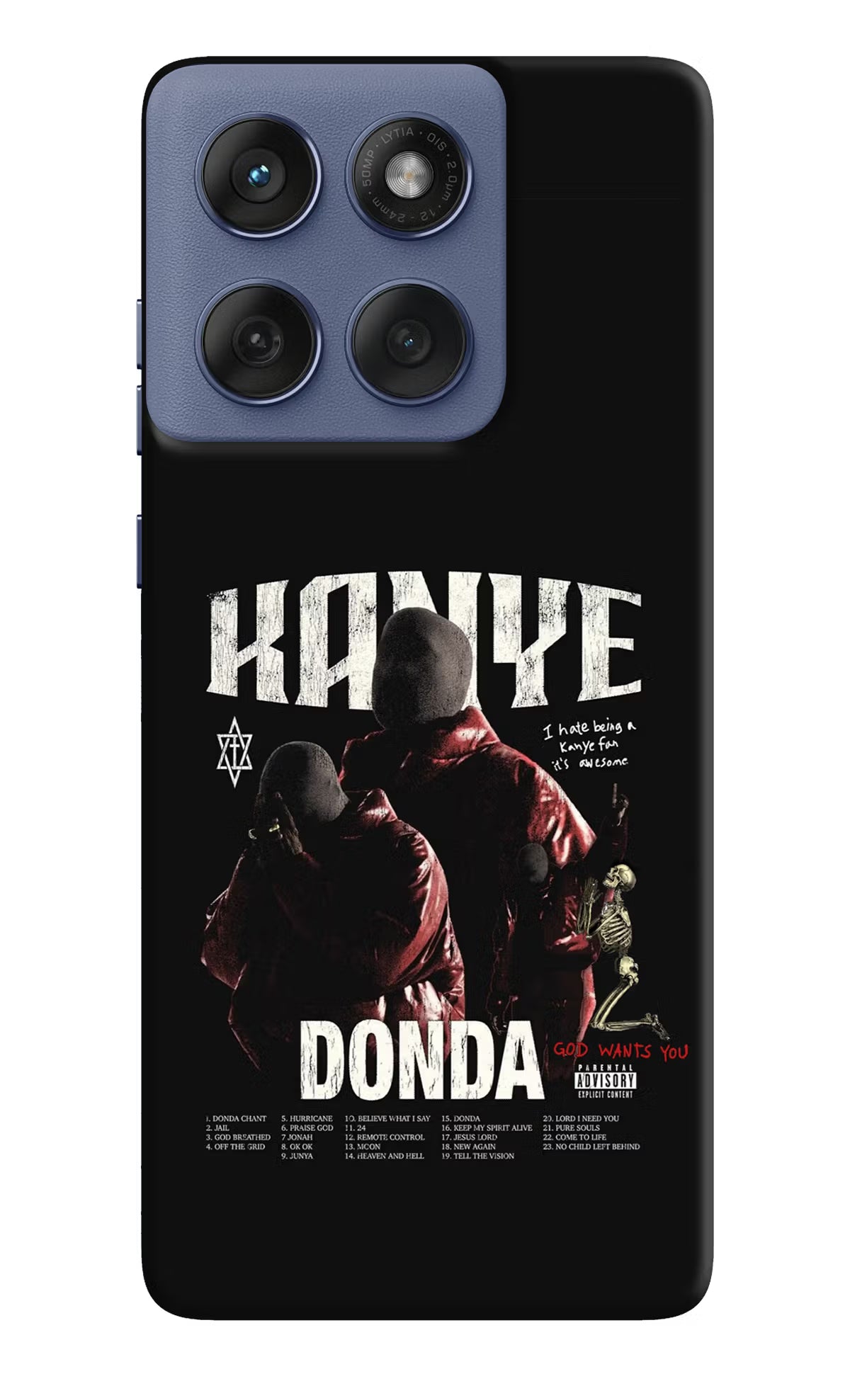 Donda Kanye West Moto Edge 60 Fusion Back Cover