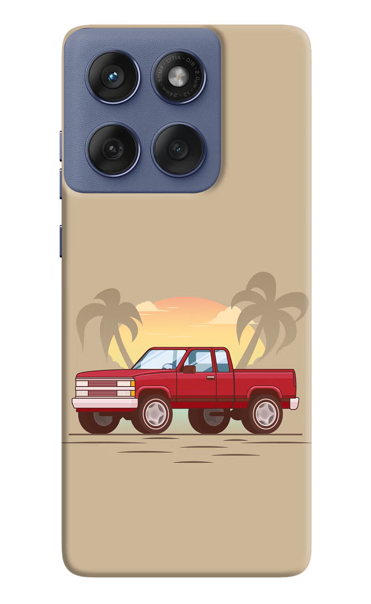 Desert Classic Drive Moto Edge 60 Fusion Back Cover