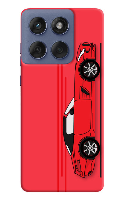 Red Velocity Moto Edge 60 Fusion Back Cover