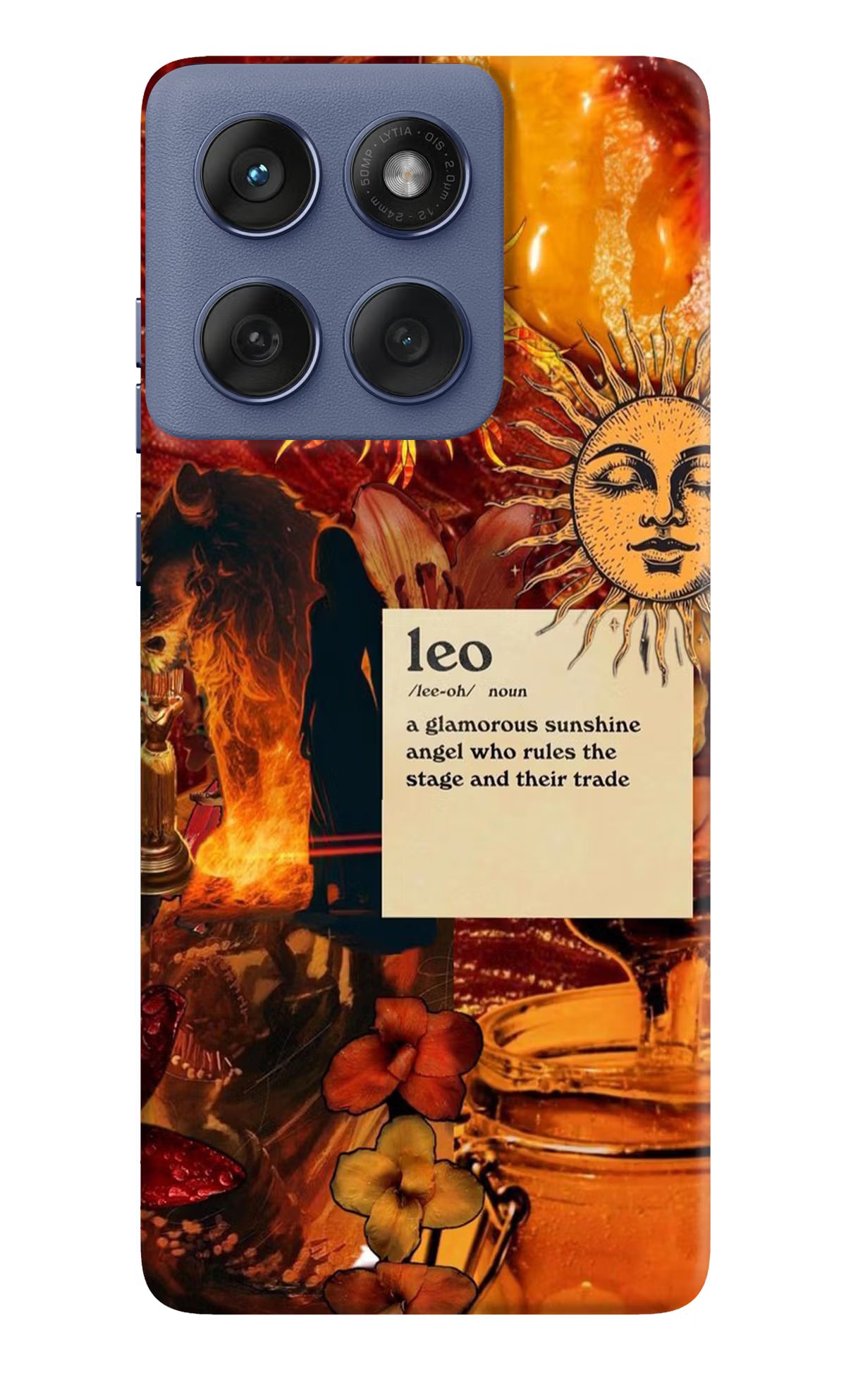 Leo Zodiac Moto Edge 60 Fusion Back Cover