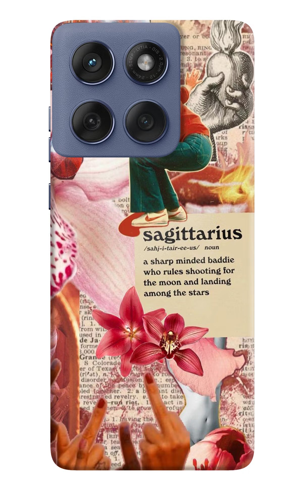 Sagittarius Zodiac Moto Edge 60 Fusion Back Cover