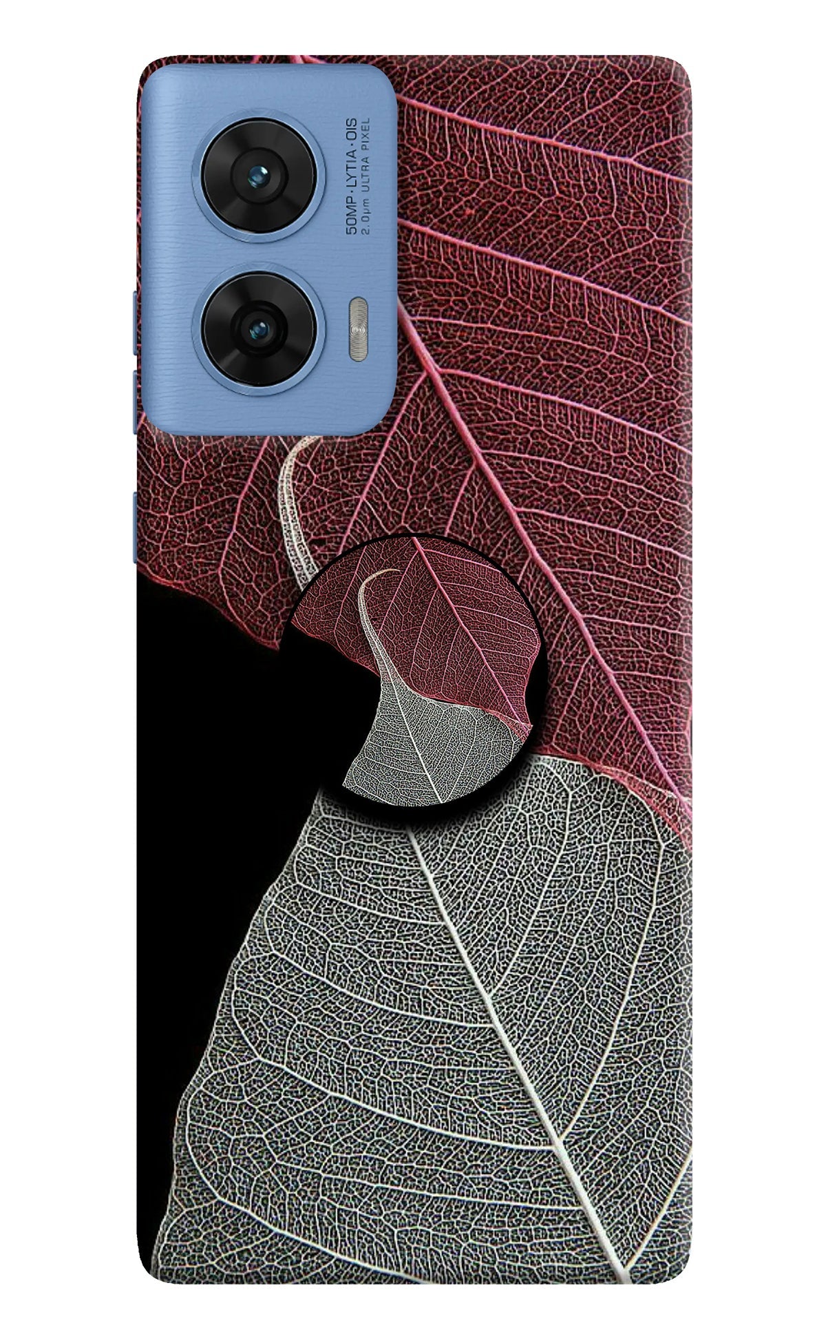 Leaf Pattern Moto Edge 60 Fusion Pop Case