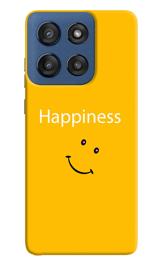 Happiness With Smiley Moto Edge 60 Stylus Back Cover