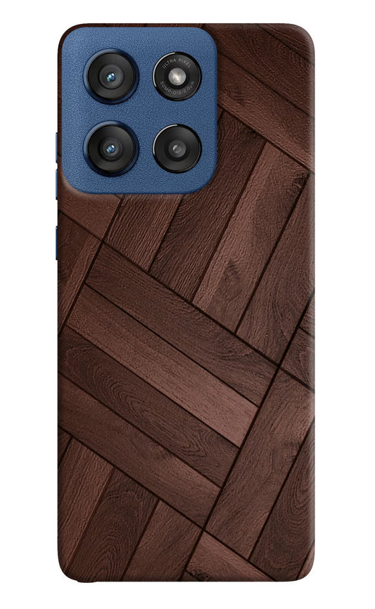 Wooden Texture Design Moto Edge 60 Stylus Back Cover