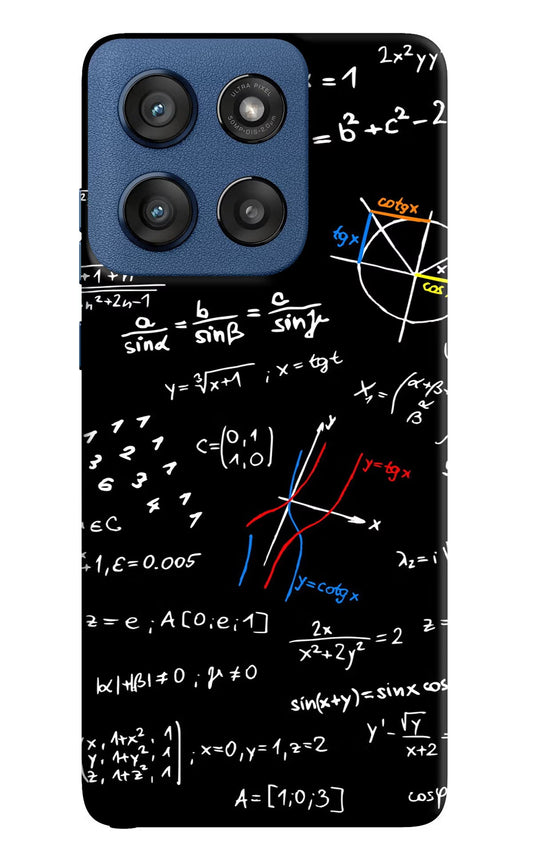 Mathematics Formula Moto Edge 60 Stylus Back Cover