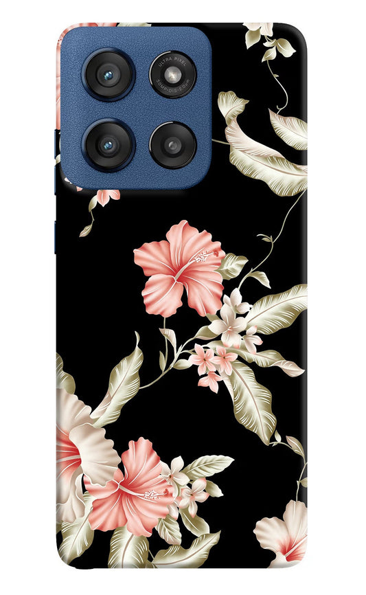 Flowers Moto Edge 60 Stylus Back Cover