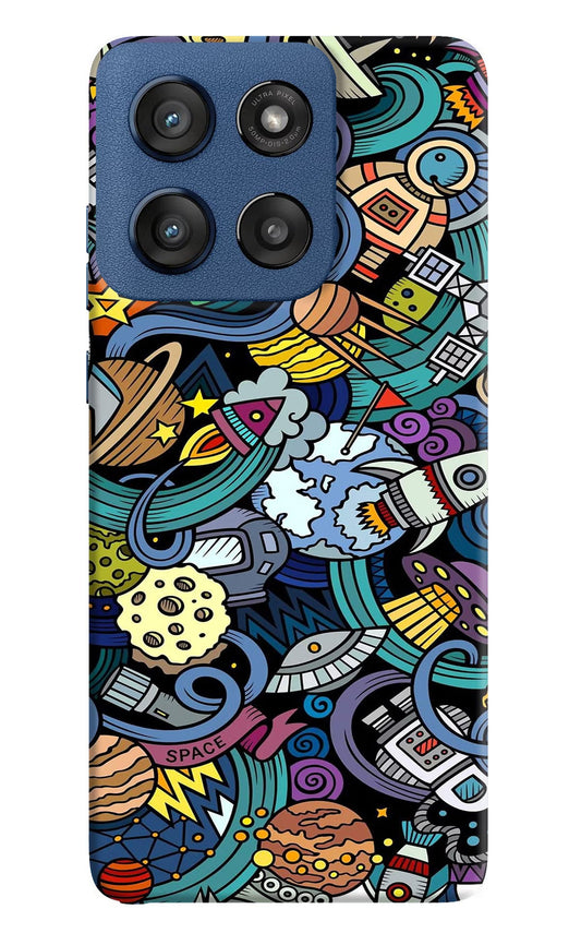 Space Abstract Moto Edge 60 Stylus Back Cover