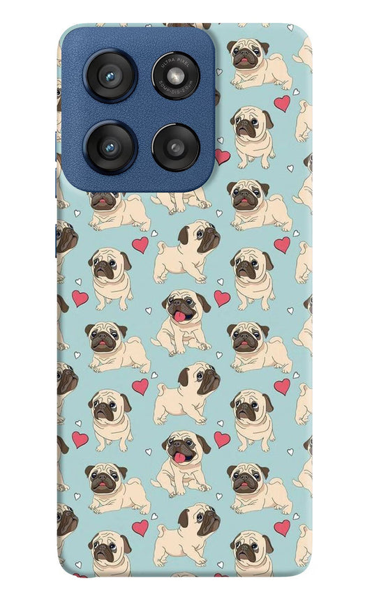 Pug Dog Moto Edge 60 Stylus Back Cover