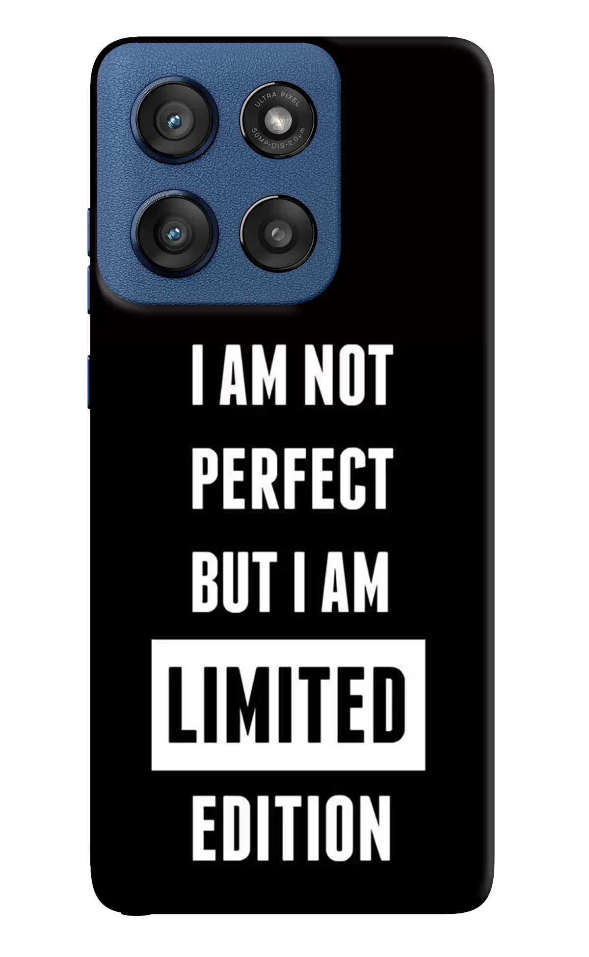 I Am Not Perfect But I Am Limited Edition Moto Edge 60 Stylus Back Cover