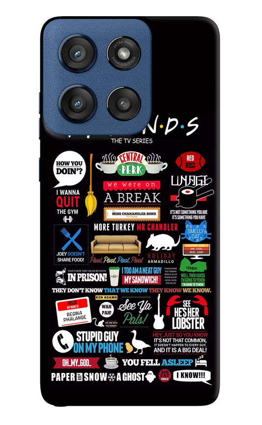 FRIENDS Moto Edge 60 Stylus Back Cover