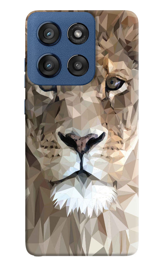Lion Art Moto Edge 60 Stylus Back Cover