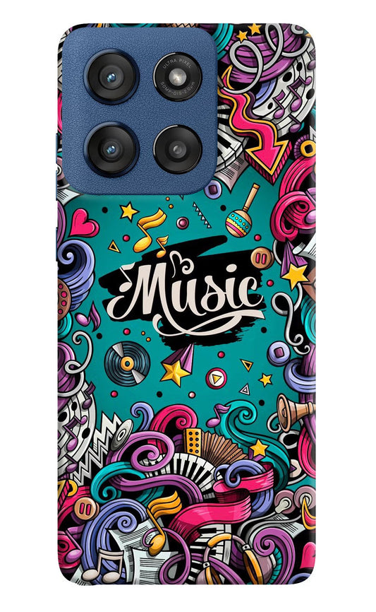 Music Graffiti Moto Edge 60 Stylus Back Cover