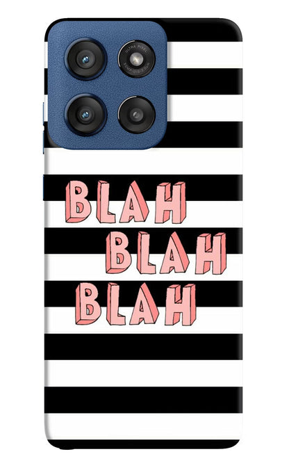 Blah Blah Blah Moto Edge 60 Stylus Back Cover