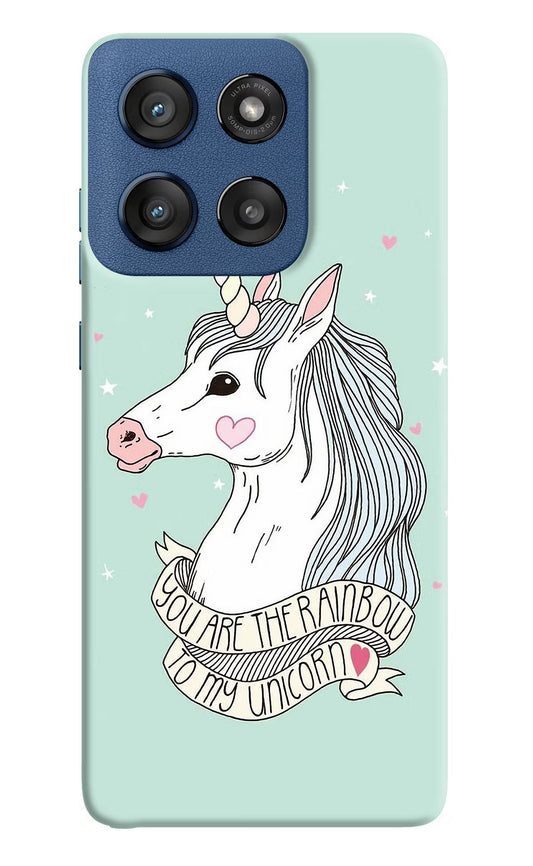 Unicorn Wallpaper Moto Edge 60 Stylus Back Cover