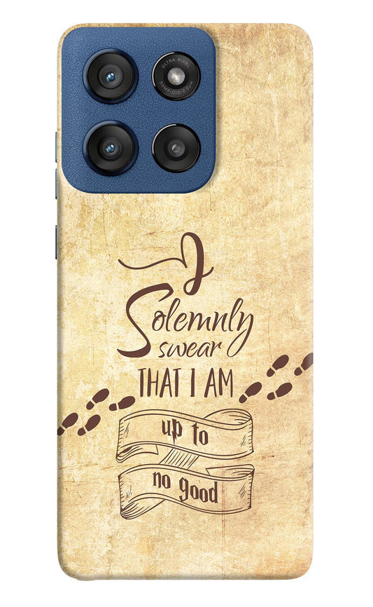 I Solemnly swear that i up to no good Moto Edge 60 Stylus Back Cover