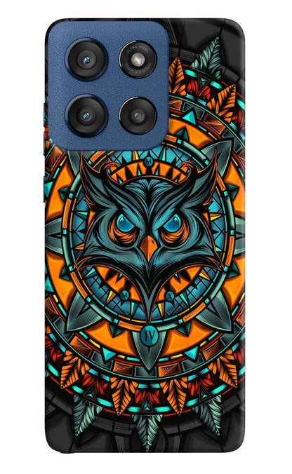 Angry Owl Art Moto Edge 60 Stylus Back Cover