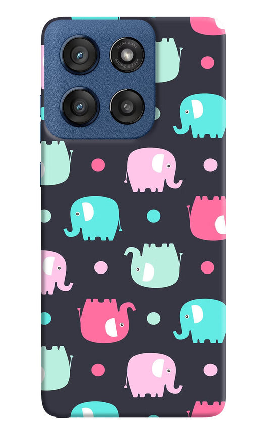 Elephants Moto Edge 60 Stylus Back Cover
