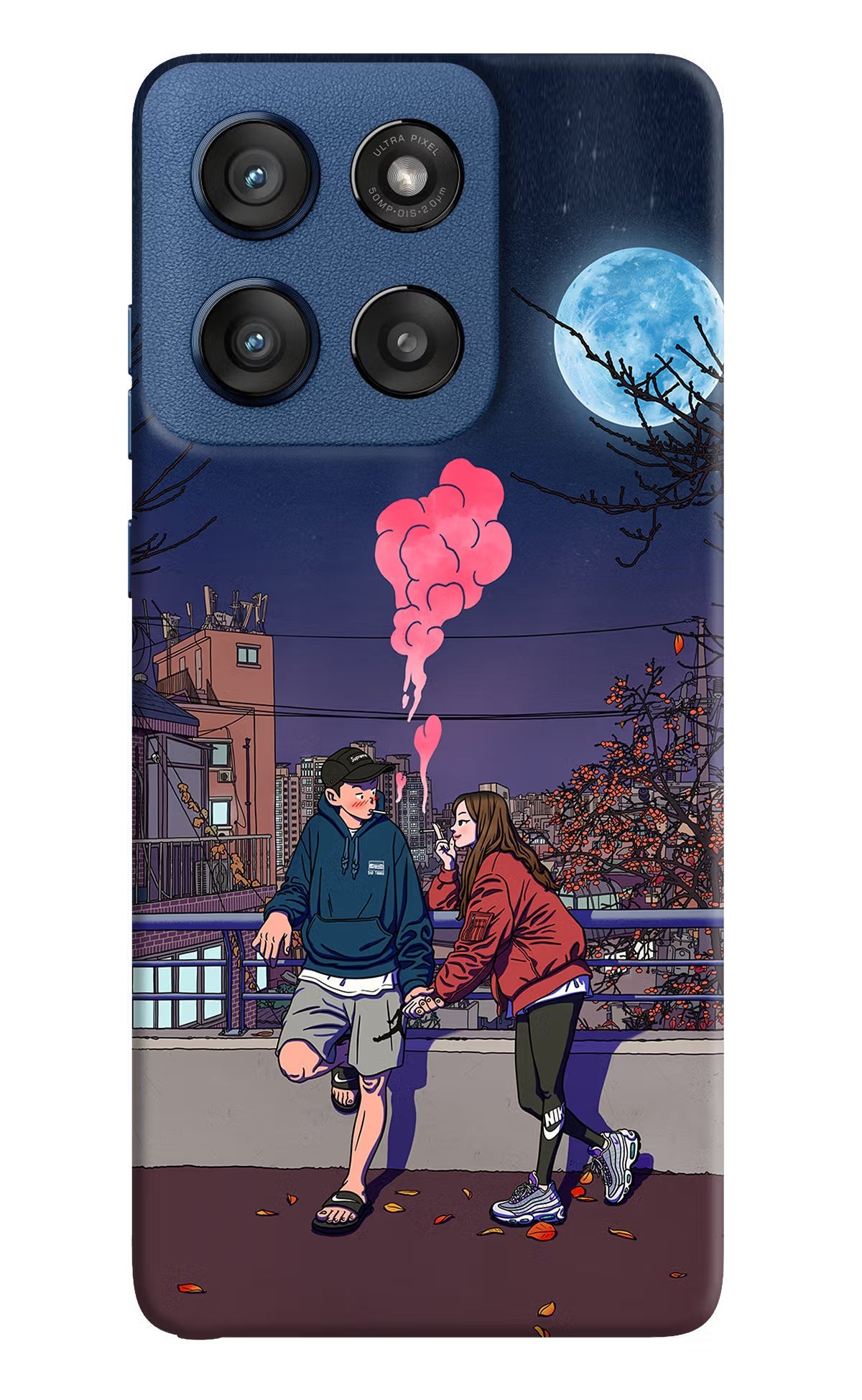 Chilling Couple Moto Edge 60 Stylus Back Cover