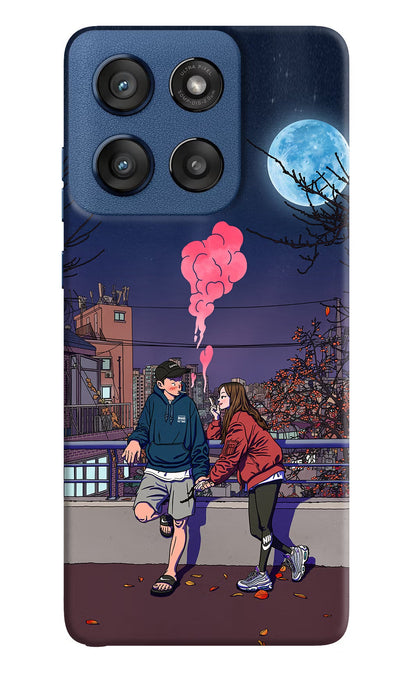 Chilling Couple Moto Edge 60 Stylus Back Cover