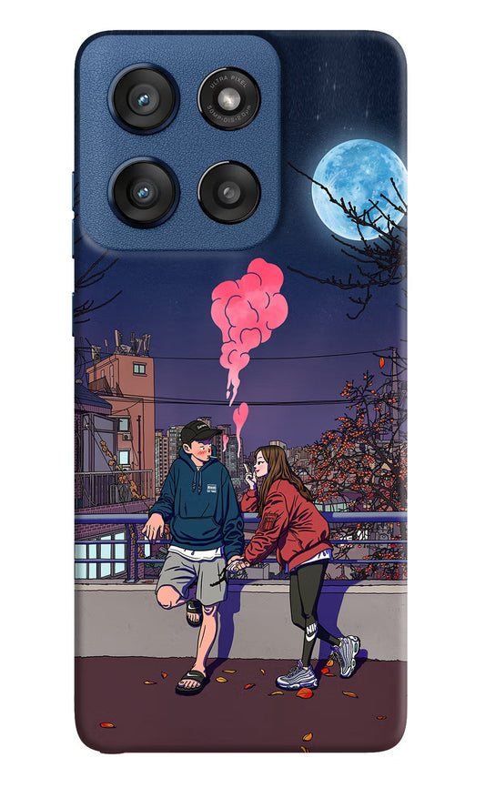 Chilling Couple Moto Edge 60 Stylus Back Cover