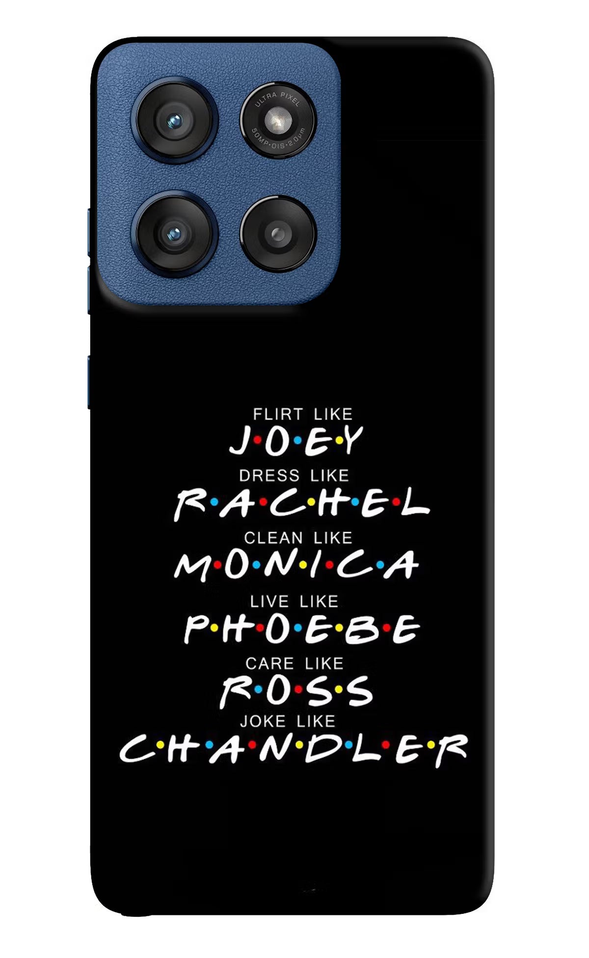 FRIENDS Character Moto Edge 60 Stylus Back Cover