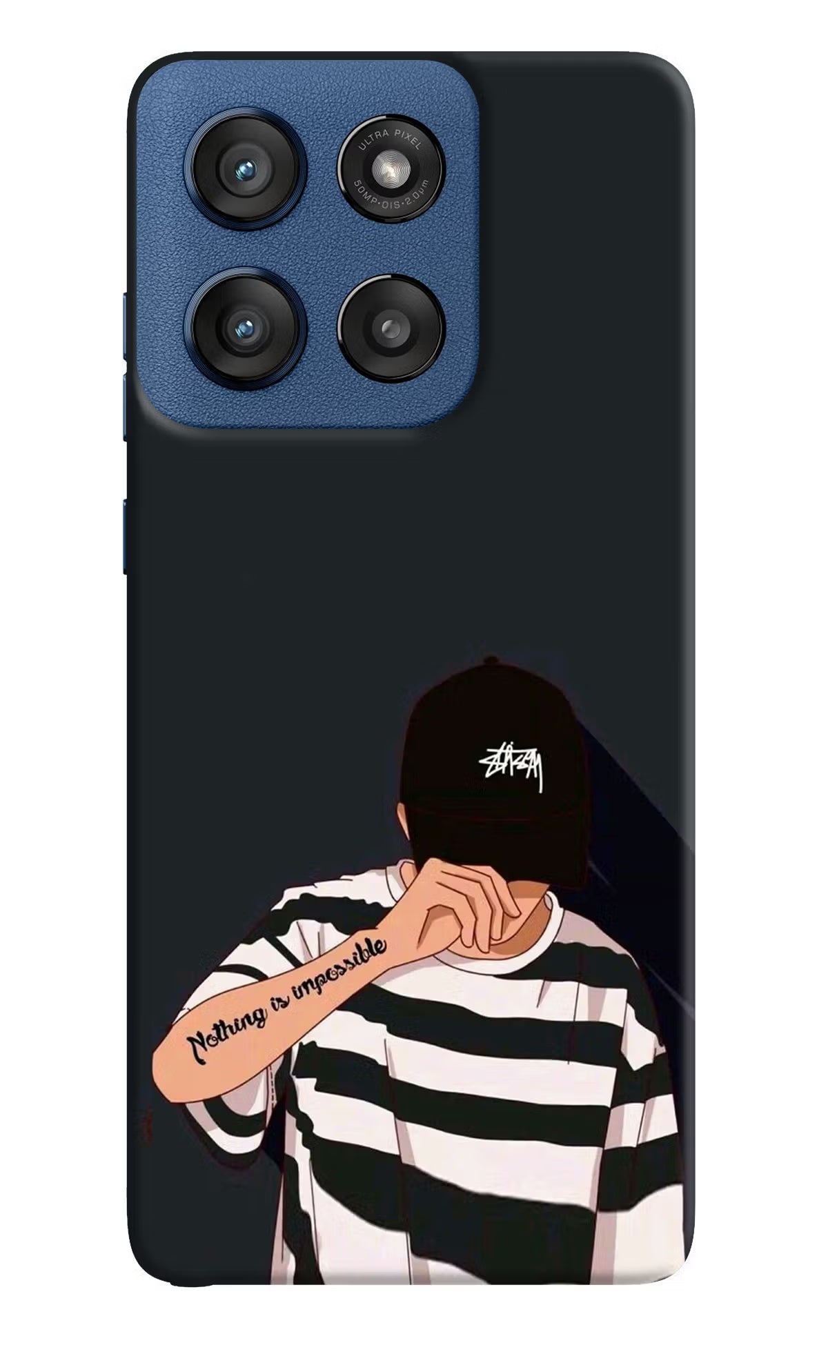 Aesthetic Boy Moto Edge 60 Stylus Back Cover