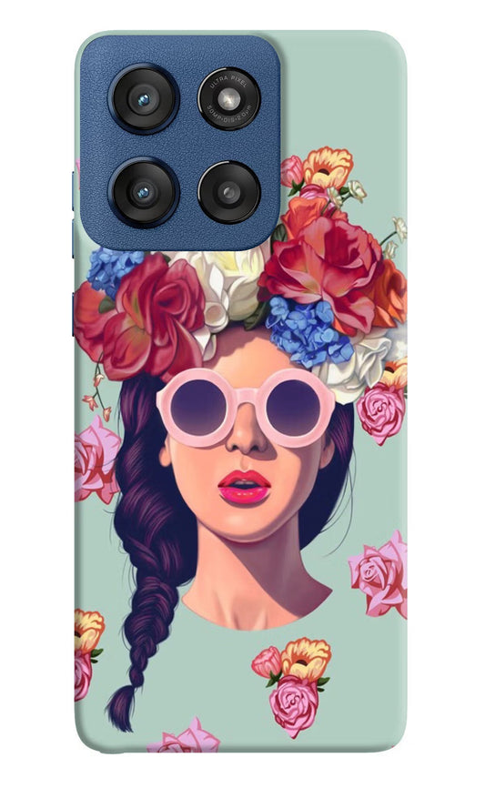 Pretty Girl Moto Edge 60 Stylus Back Cover