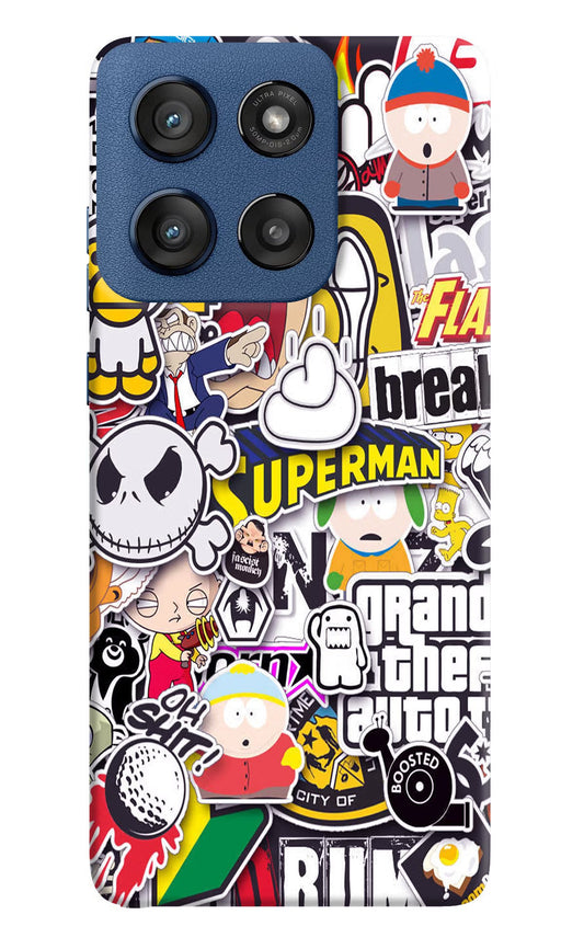 Sticker Bomb Moto Edge 60 Stylus Back Cover