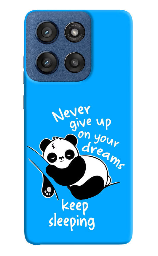 Keep Sleeping Moto Edge 60 Stylus Back Cover