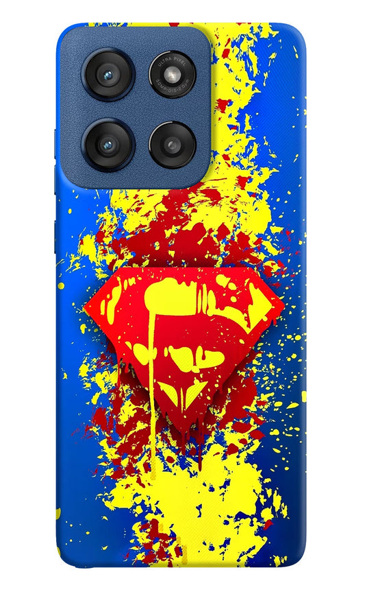 Superman logo Moto Edge 60 Stylus Back Cover