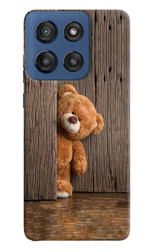 Teddy Wooden Moto Edge 60 Stylus Back Cover