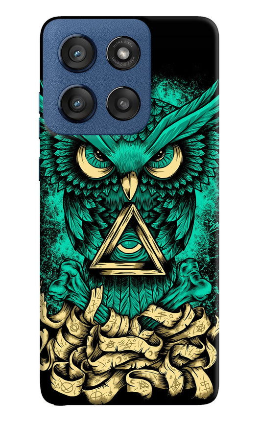 Green Owl Moto Edge 60 Stylus Back Cover