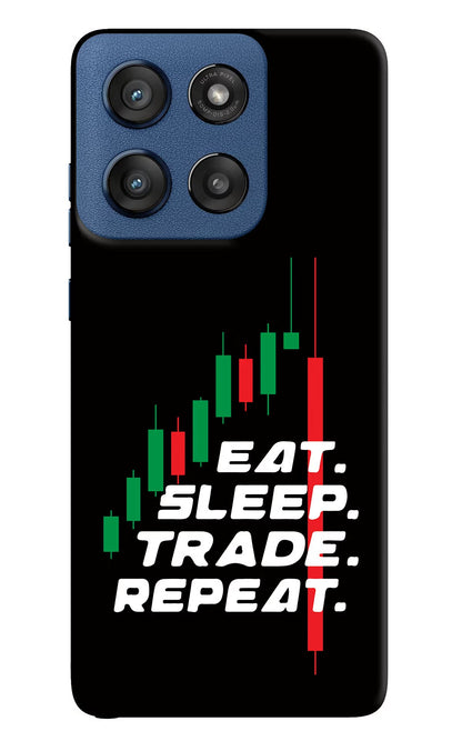 Eat Sleep Trade Repeat Moto Edge 60 Stylus Back Cover