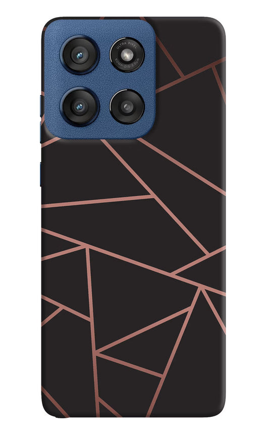 Geometric Pattern Moto Edge 60 Stylus Back Cover
