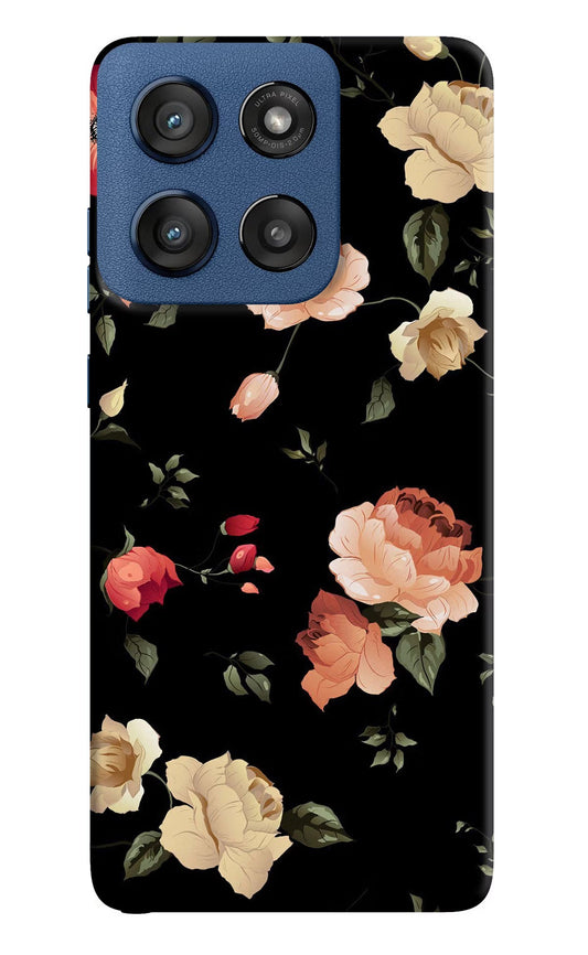 Flowers Moto Edge 60 Stylus Back Cover