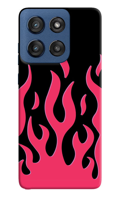 Fire Flames Moto Edge 60 Stylus Back Cover
