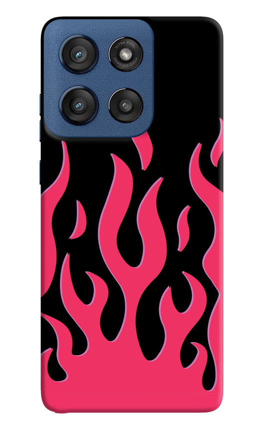 Fire Flames Moto Edge 60 Stylus Back Cover