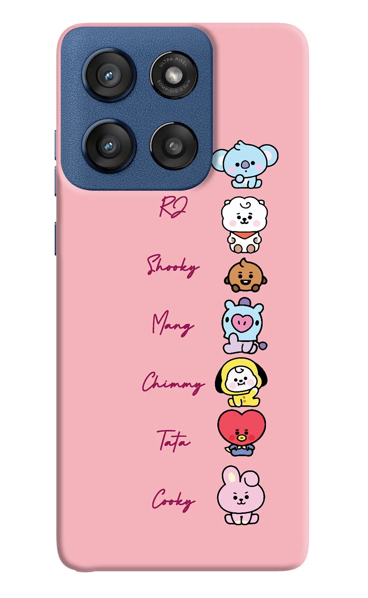 BTS names Moto Edge 60 Stylus Back Cover