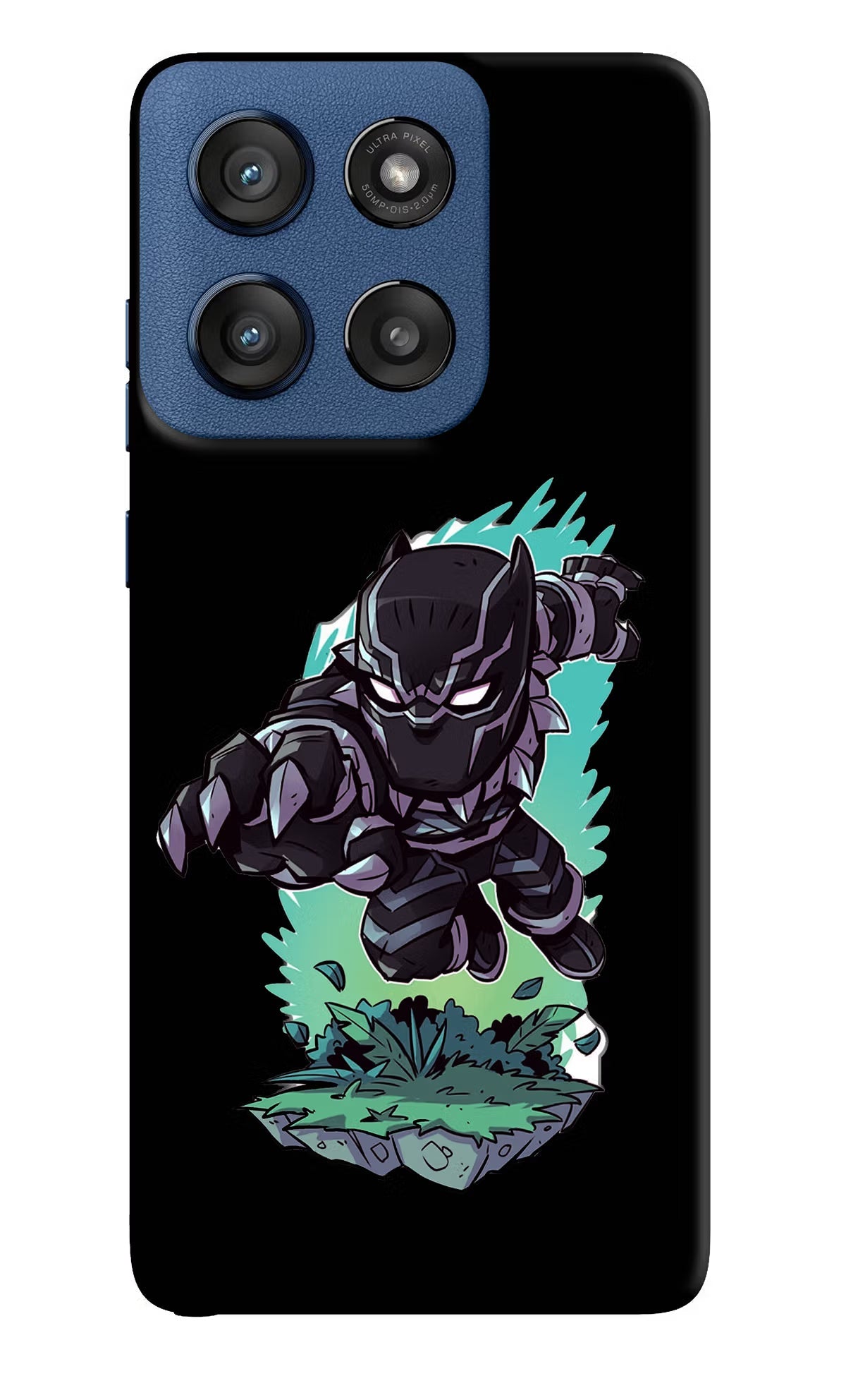 Black Panther Moto Edge 60 Stylus Back Cover