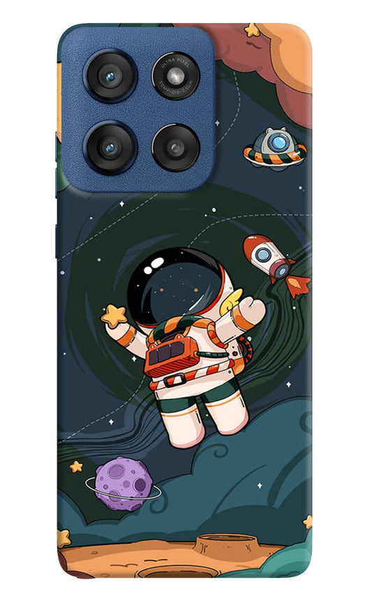 Cartoon Astronaut Moto Edge 60 Stylus Back Cover