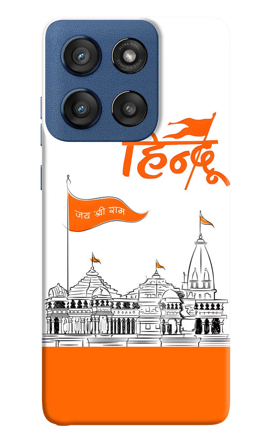 Jai Shree Ram Hindu Moto Edge 60 Stylus Back Cover